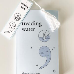 treading water poetry book with bookmark